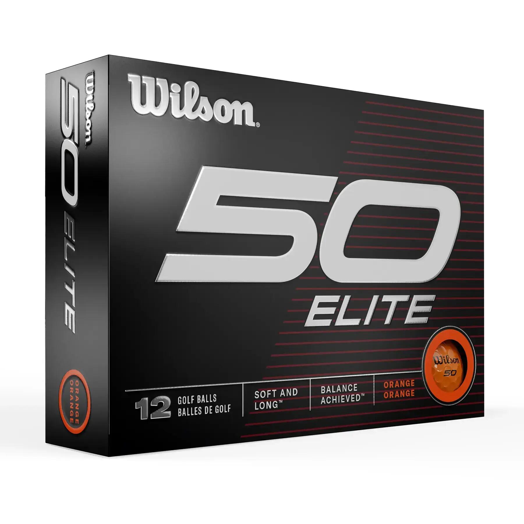 Golfbälle Wilson Golf Fifty Elite (x12) 3/4