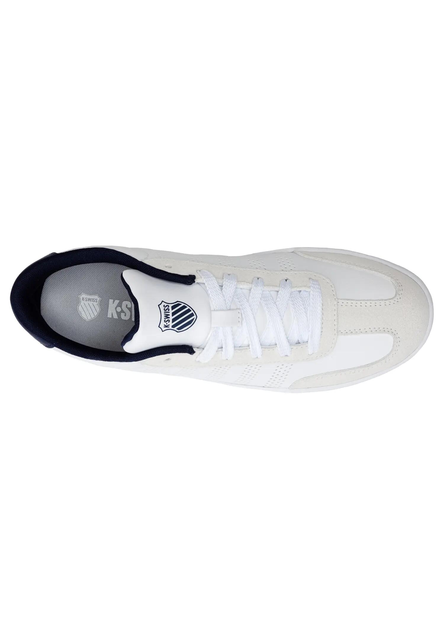 K Swiss Damen Court Open T Toe Sneaker White/Indigo 3/6