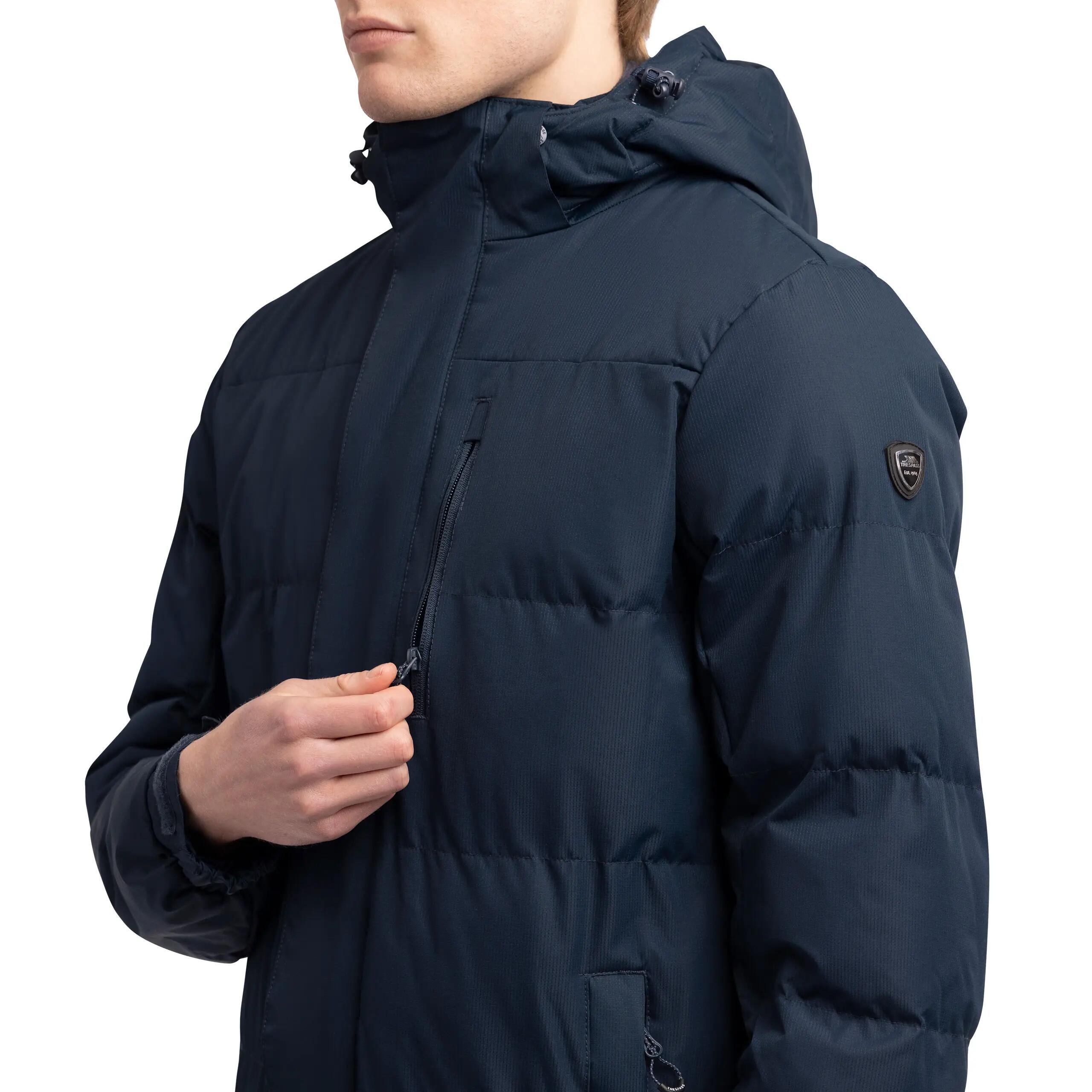 Men's Longer Length Padded Waterproof Windproof Jacket - Clipster 4/5