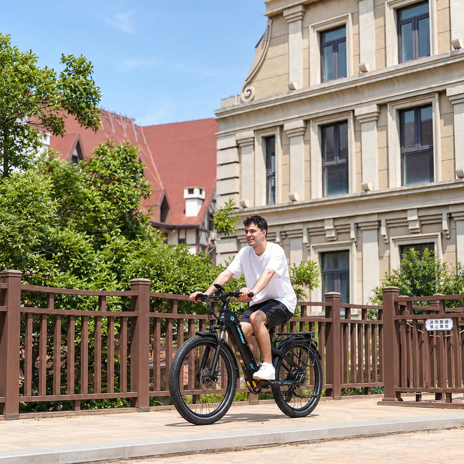 Vélo électrique 48V 18Ah VAE 26 Pouces Cadre Aluminium Vélo de ville BK16 11/13