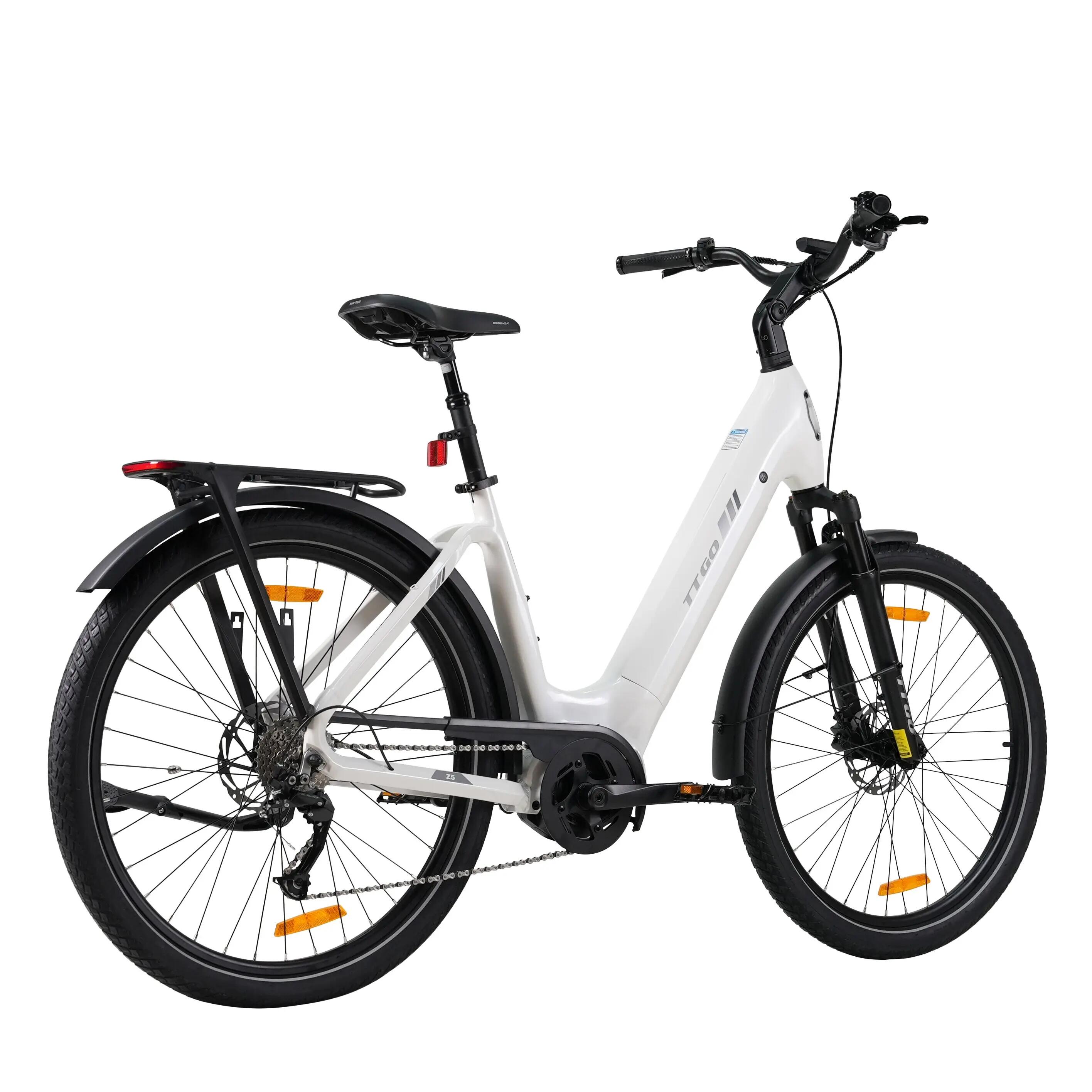 Bicicleta Eléctrica TTGO Z5, Batería 36V 18AH, Neumáticos 27.5*2.4PULGADAS, 250W 4/7