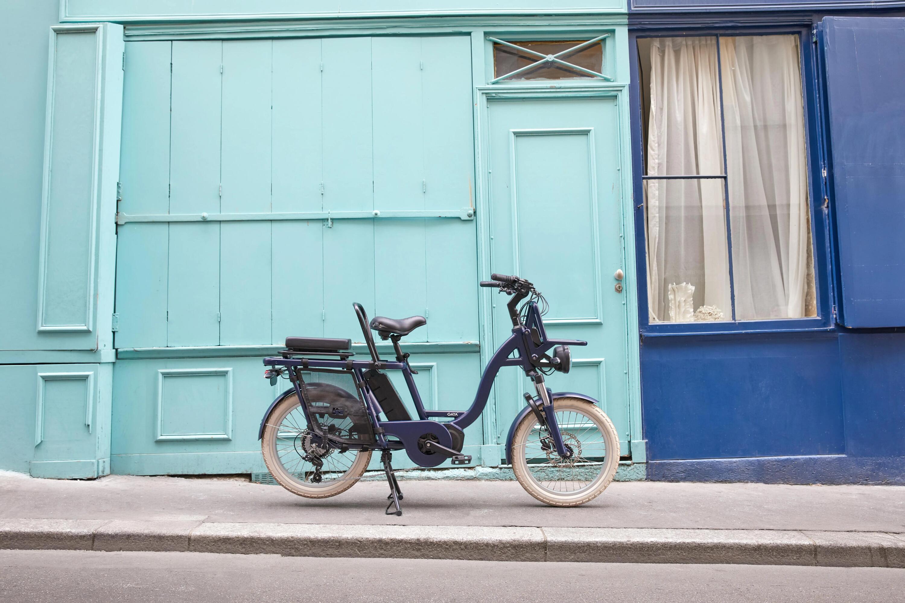 Vélo cargo électrique L'Original Le Court amande pack adulte 2/7