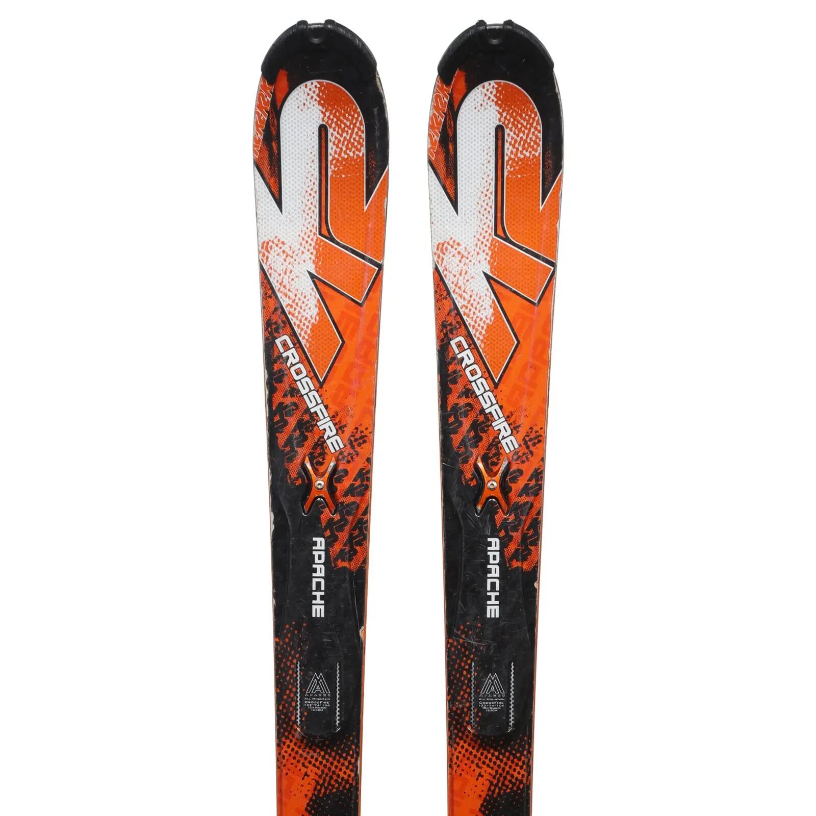 RECONDITIONNE - Ski Télémark K2 Apache Crossfire + Fixations N75 2/4