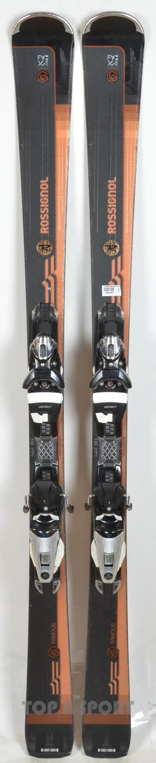 RECONDITIONNE - Skis Rossignol FAMOUS 10 - BON 2/3