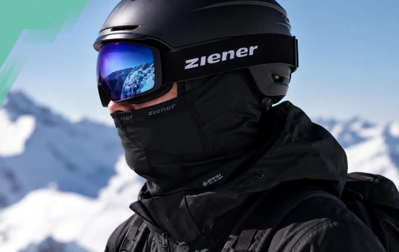 ZIENER KOMINIARKA NARCIARSKA ROWEROWA GORE-TEX WINDSTOPPER CZARNA UNISEX 7/7