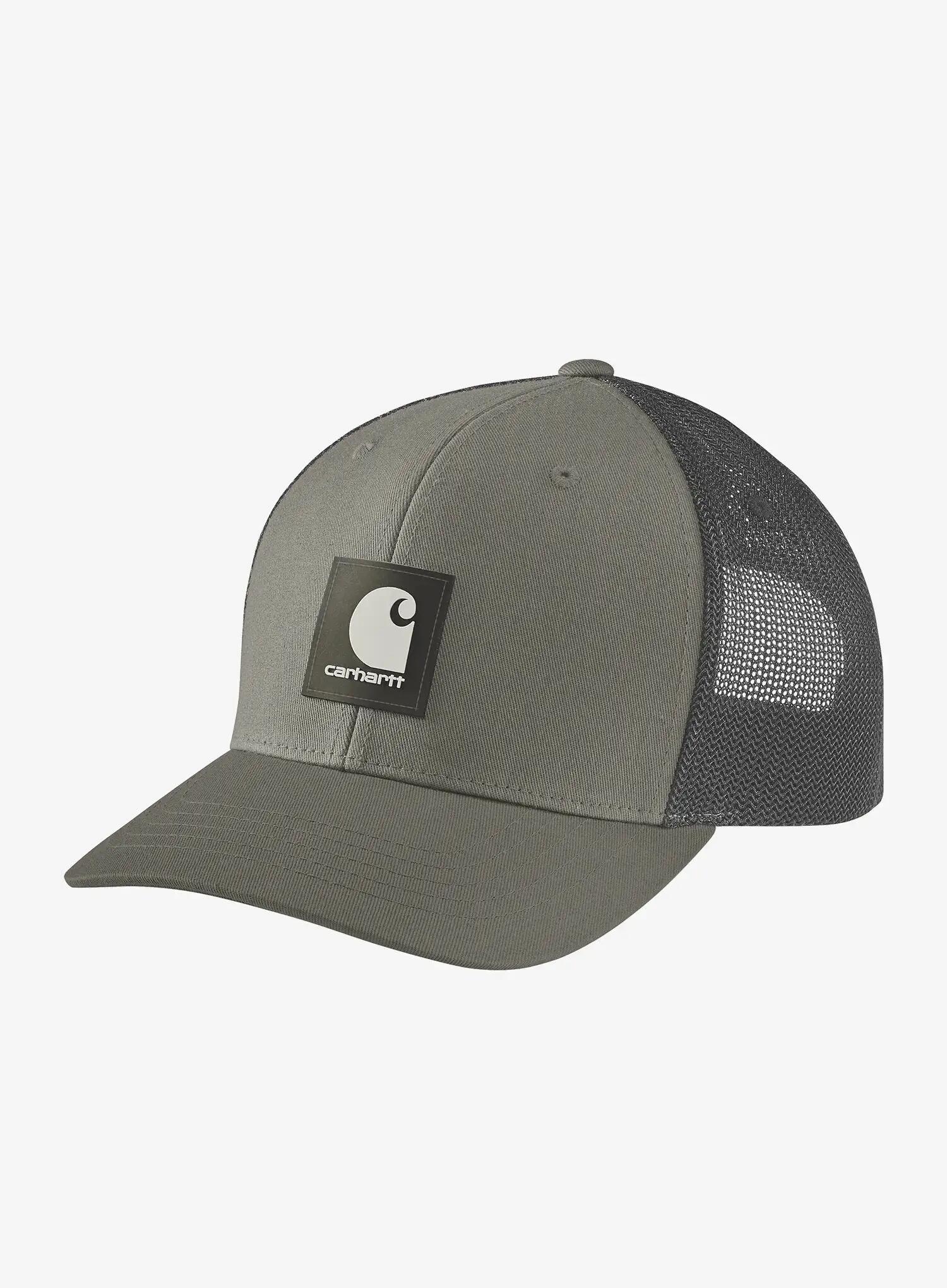 Czapka z daszkiem Carhartt Rugged Flex Oakland Rubber Patch Cap - dusty olive 1/2