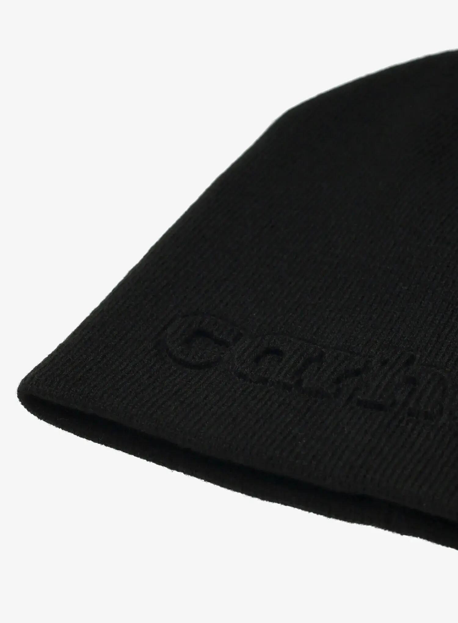 Czapka zimowa Carhartt Knit Embossed Beanie - black 4/4