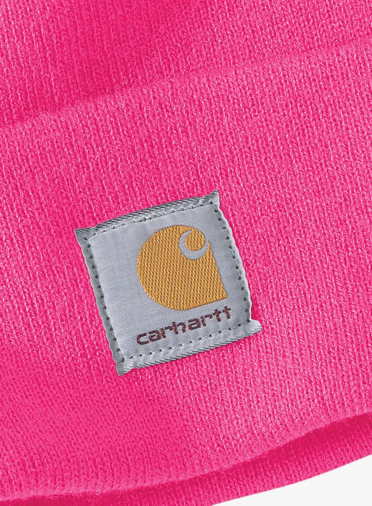 Czapka zimowa Carhartt Iconic A18 Watch Cap Beanie - pink glow 2/2