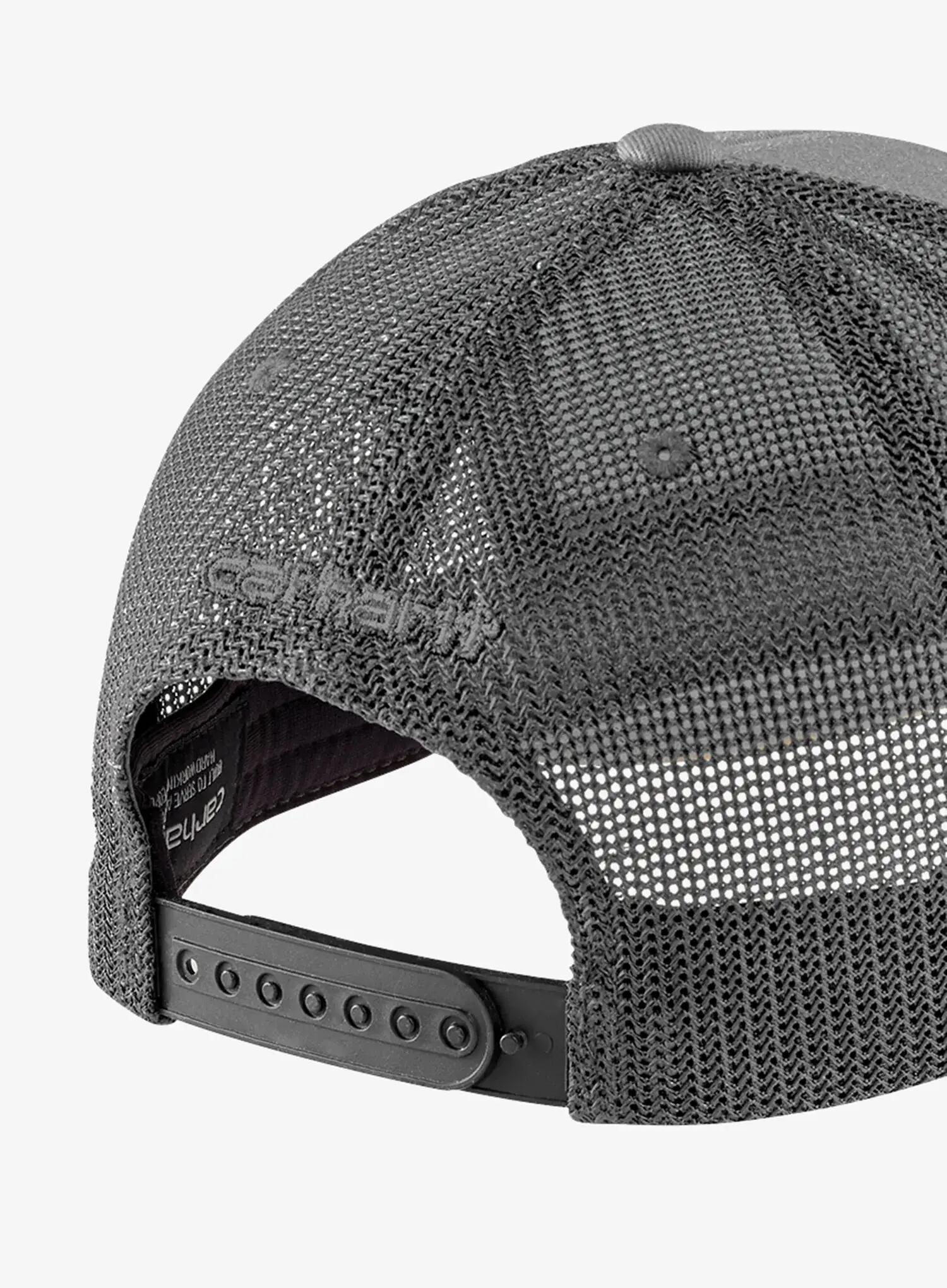 Czapka z daszkiem Carhartt Twill Mesh-Back Logo Patch Cap - asphalt 4/4