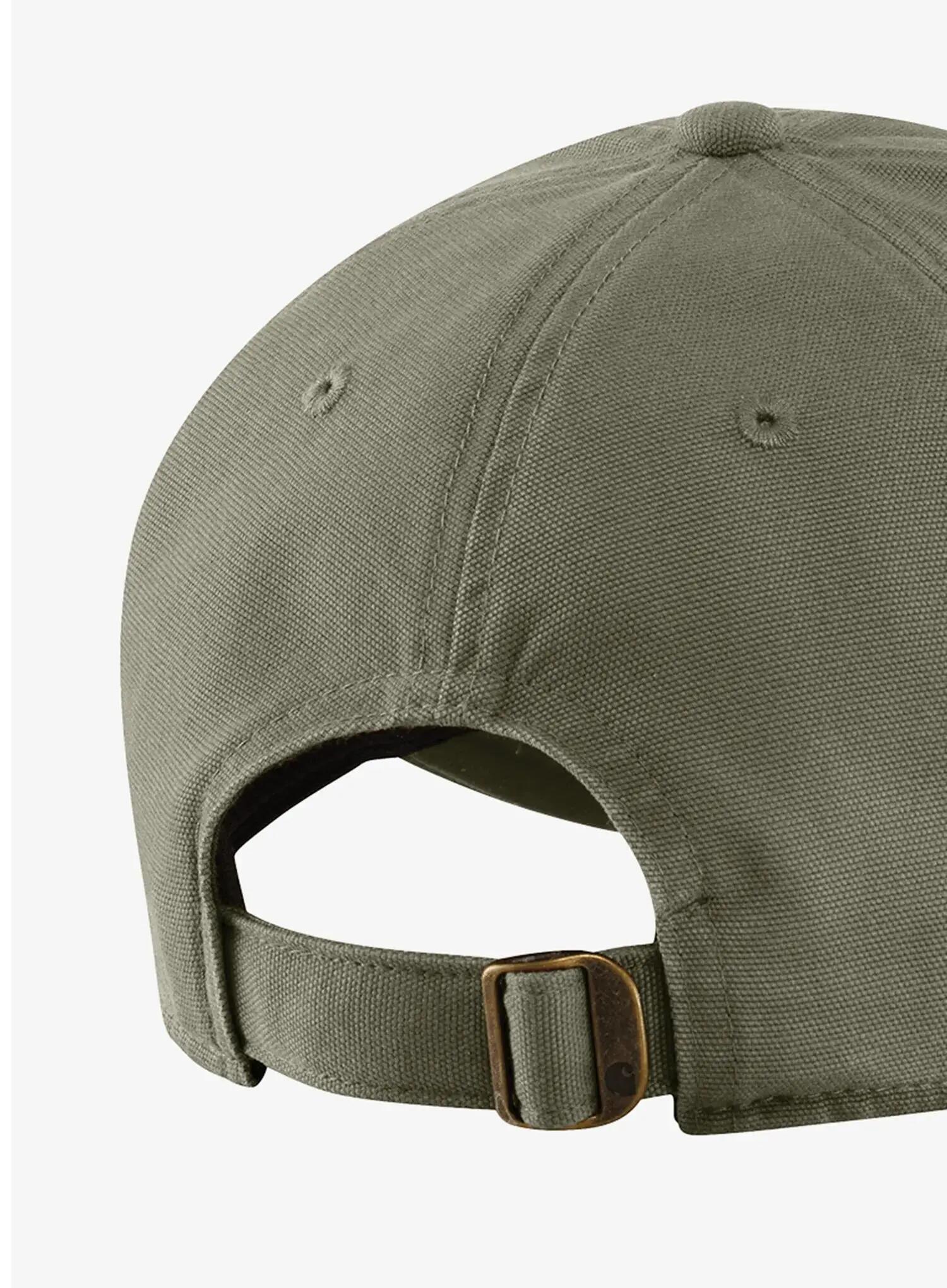 Czapka z daszkiem damska Carhartt Canvas Embroidered Graphic Cap - dusty olive 4/4