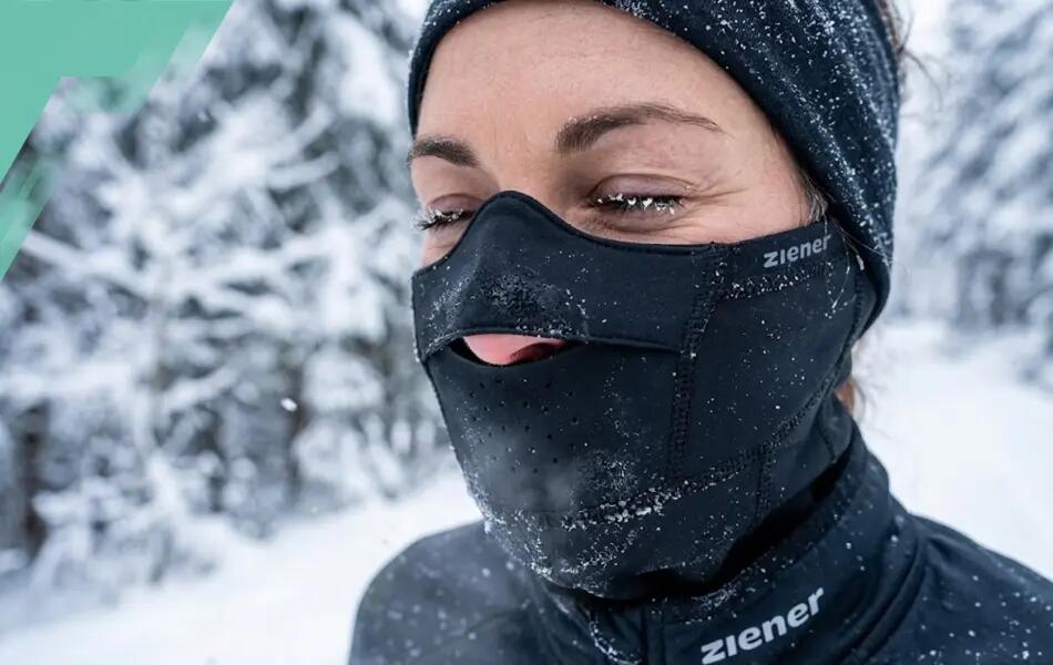 ZIENER KOMINIARKA NARCIARSKA ROWEROWA GORE-TEX WINDSTOPPER CZARNA UNISEX 5/7
