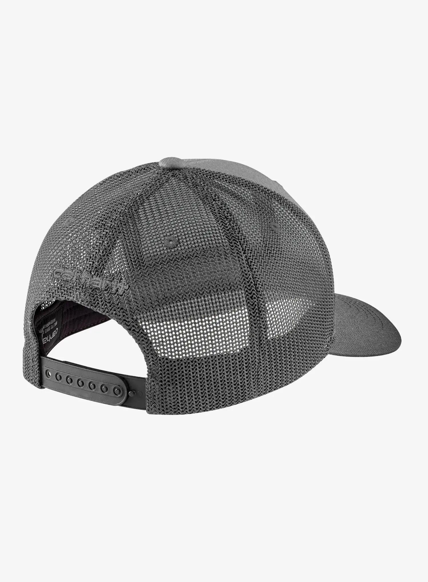 Czapka z daszkiem Carhartt Twill Mesh-Back Logo Patch Cap - asphalt 2/4