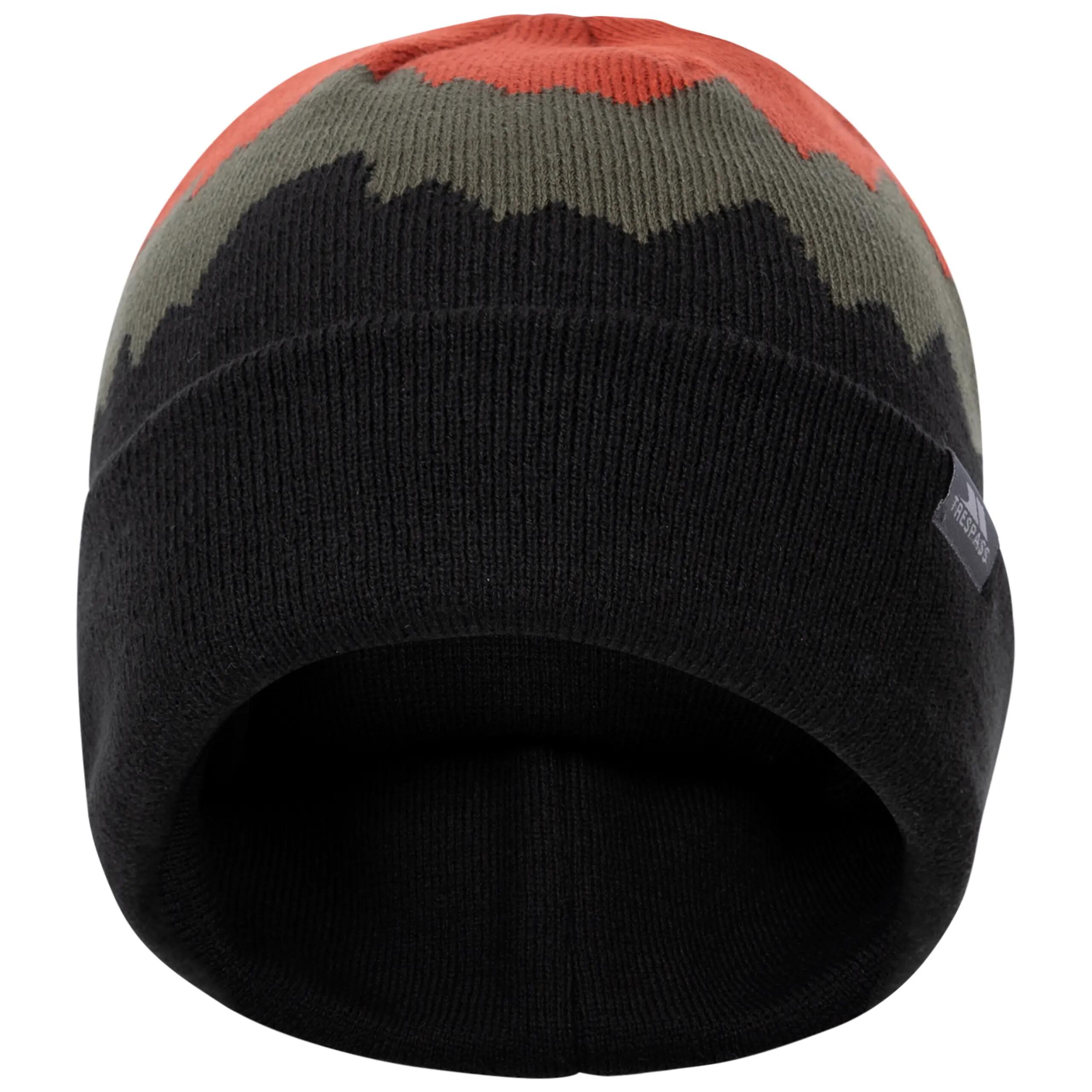 Men Knitted Beanie Hat Hill Abstract Design Casual Winter Hat Cobbler 2/4