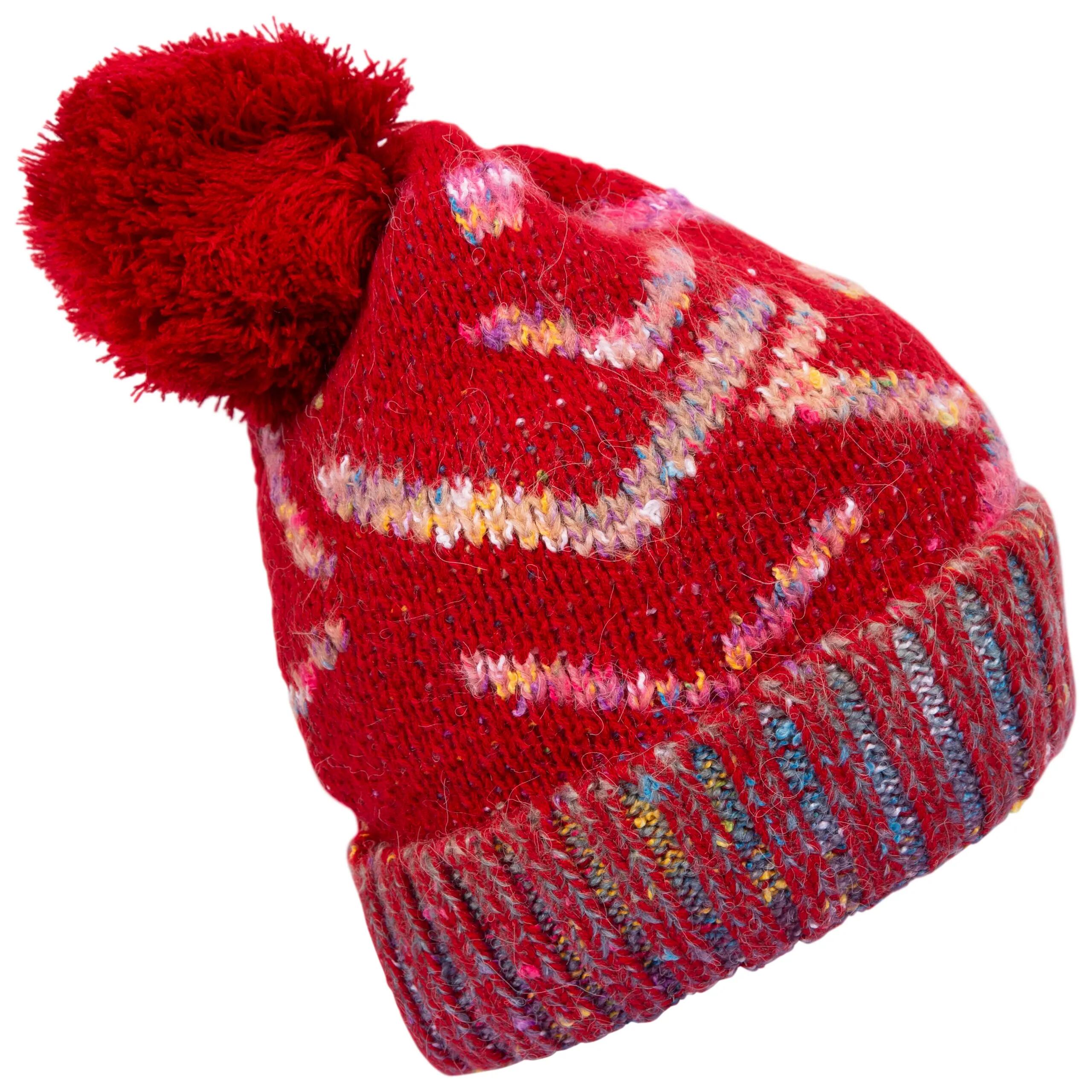Womens Hat Knitted Pom Pom Diandra 3/5