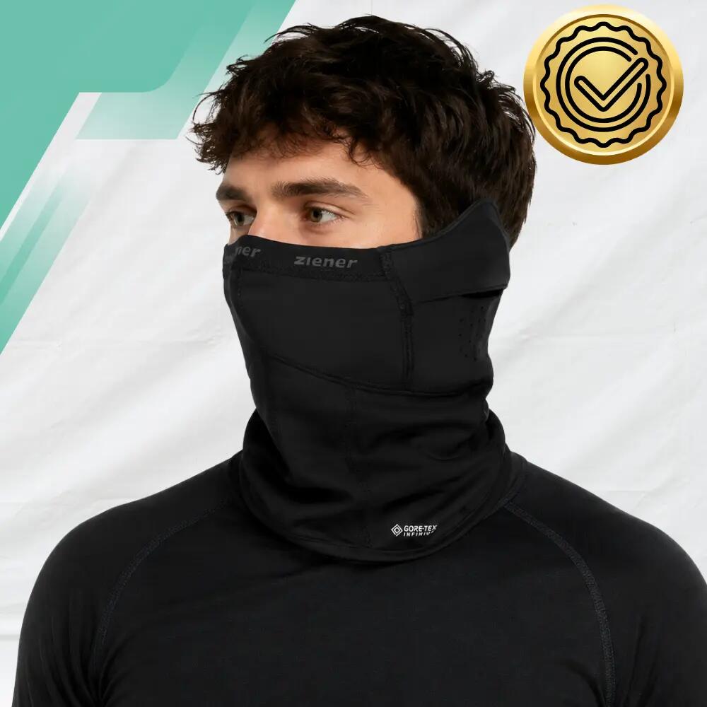ZIENER KOMINIARKA NARCIARSKA ROWEROWA GORE-TEX WINDSTOPPER CZARNA UNISEX 3/7