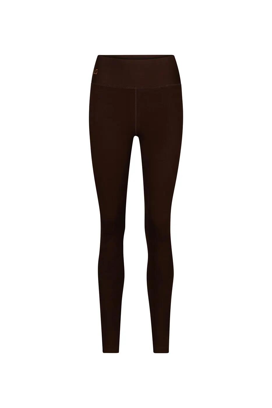 Legging de Yoga/Pilates Bhaktified - taille mi-haute en coton bio - Cacao 5/6