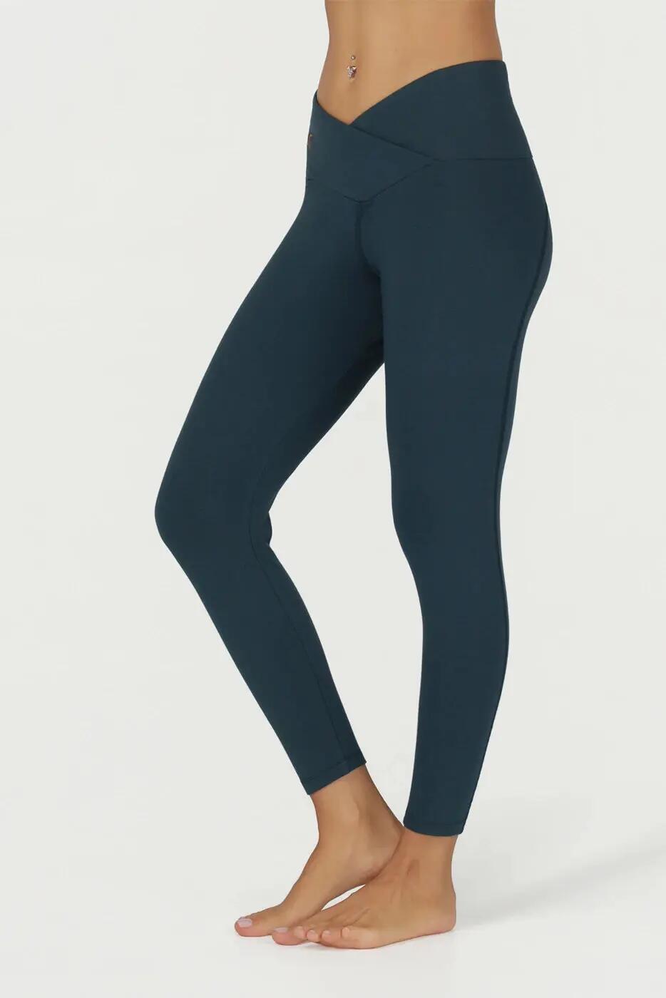 Legging de Yoga et Pilates Sport 7/8 Sati à Taille Croisée – Orion 2/6