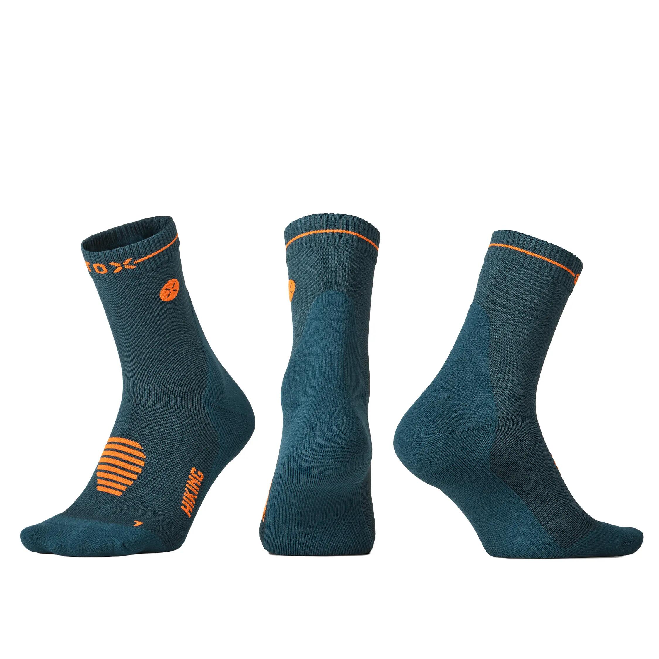 Wandelsokken Heren - Compressie Enkelsokken Petrol - Dryarn® - Maat L: 43-47 2/7