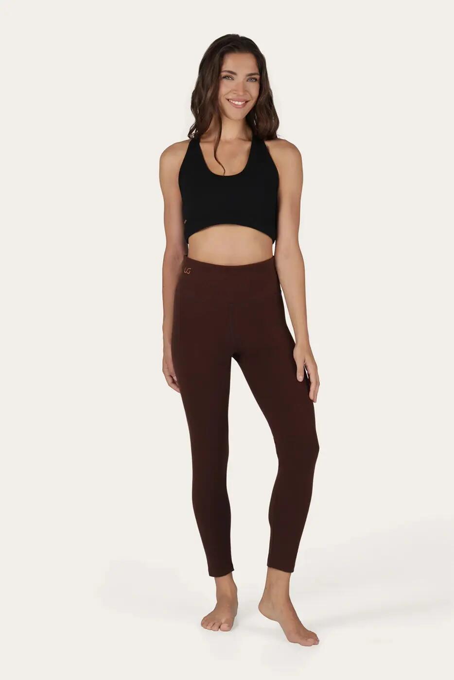 Yoga et Pilates Legging Isara 7/8  - Cacao 4/6