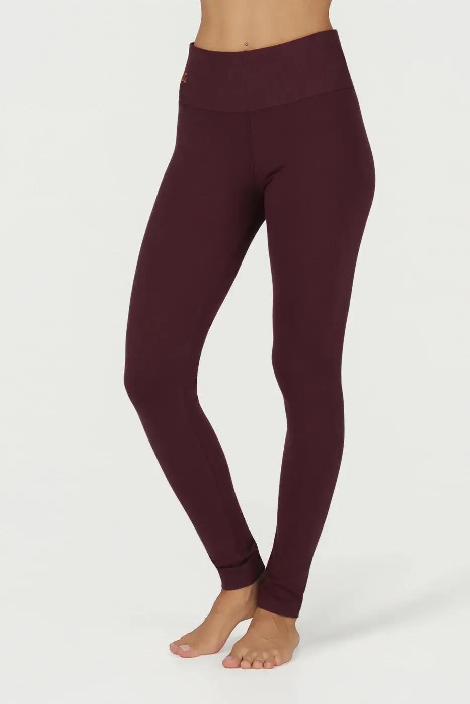 Legging de Yoga/Pilates Bhaktified - taille mi-haute en coton bio - Figue 2/6