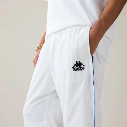 Pantalon de survêtement pour homme blanc pour streetwear sportif