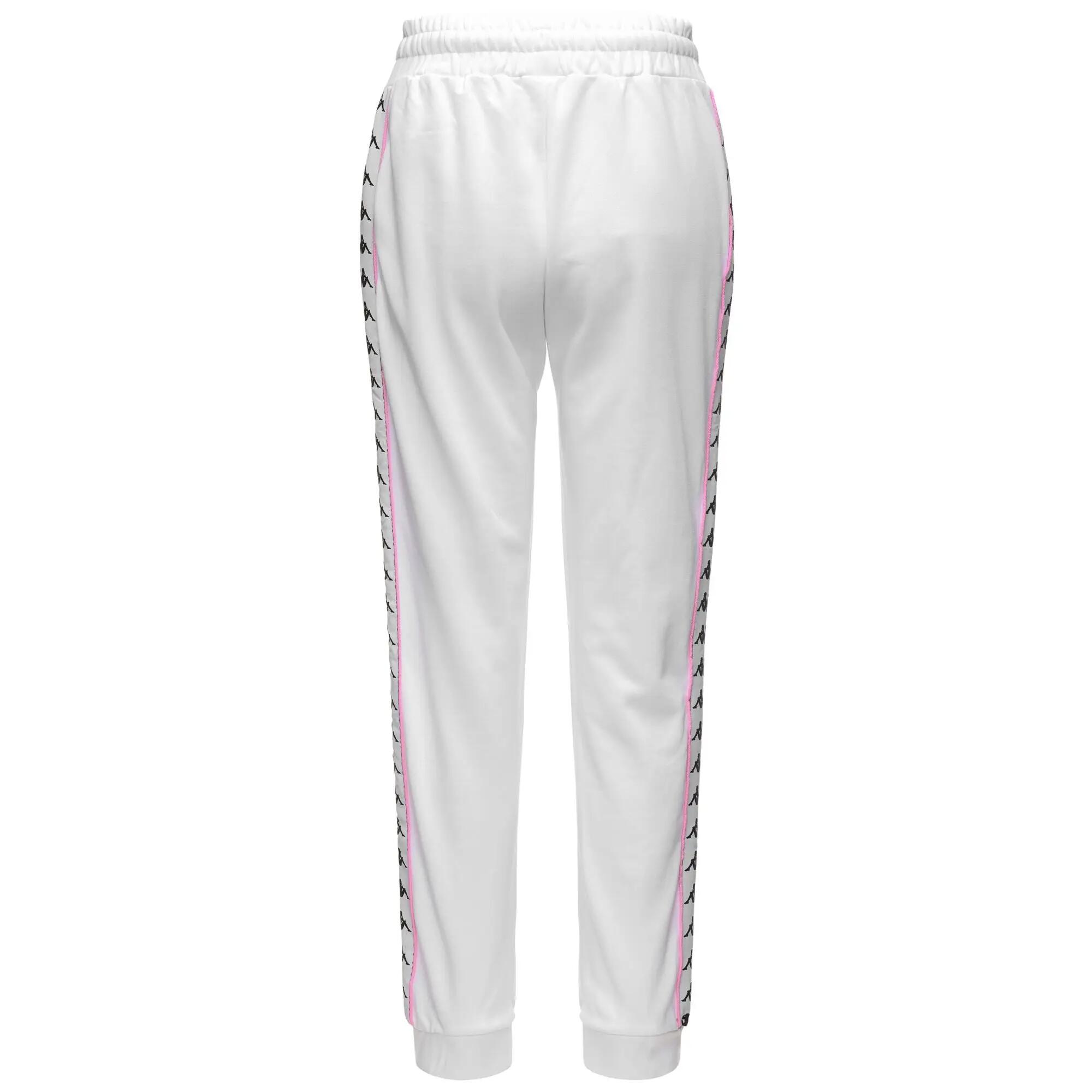Pantalon de survêtement pour femme blanc pour streetwear sportif 3/3