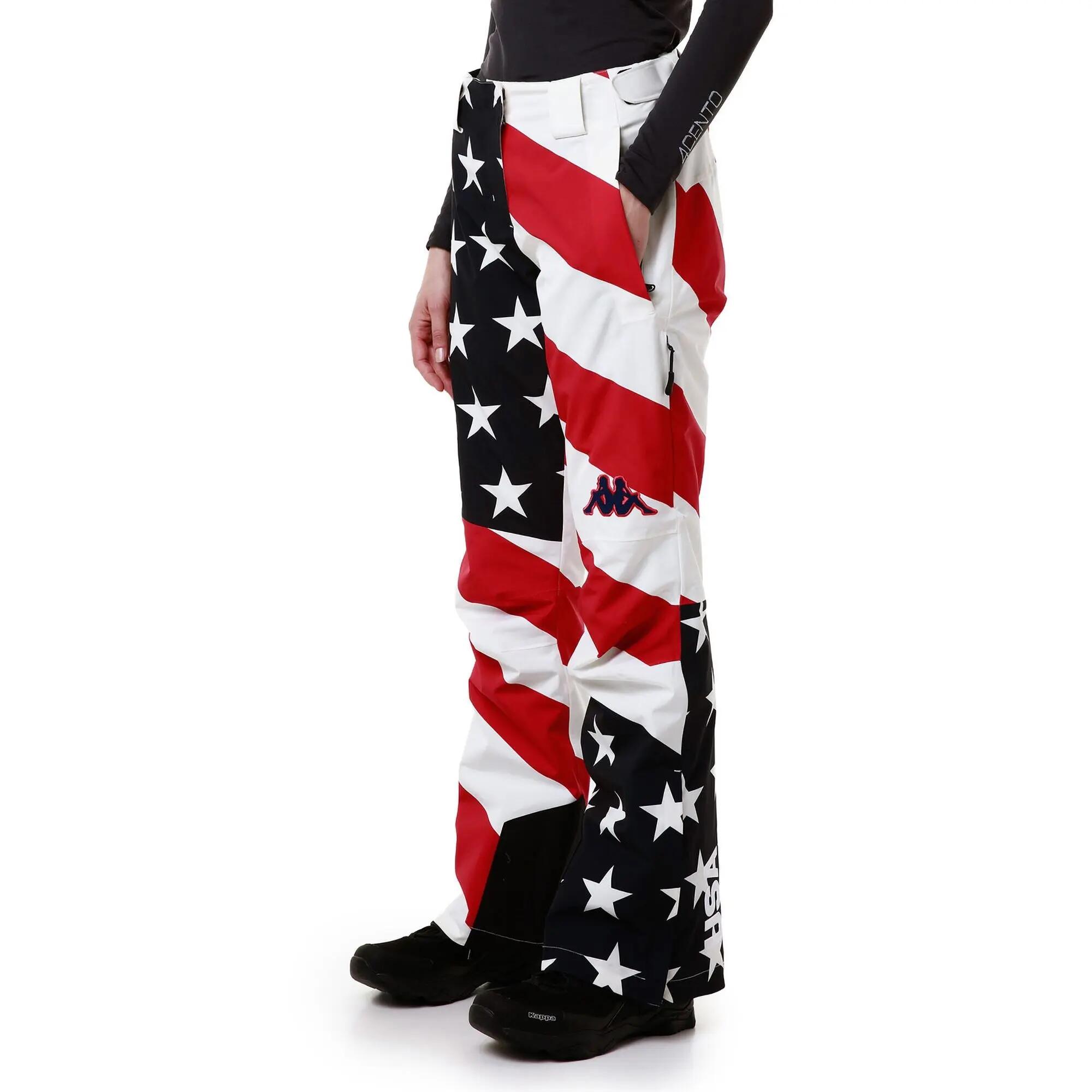Pantalon de survêtement pour femme bleu pour ski 4/5