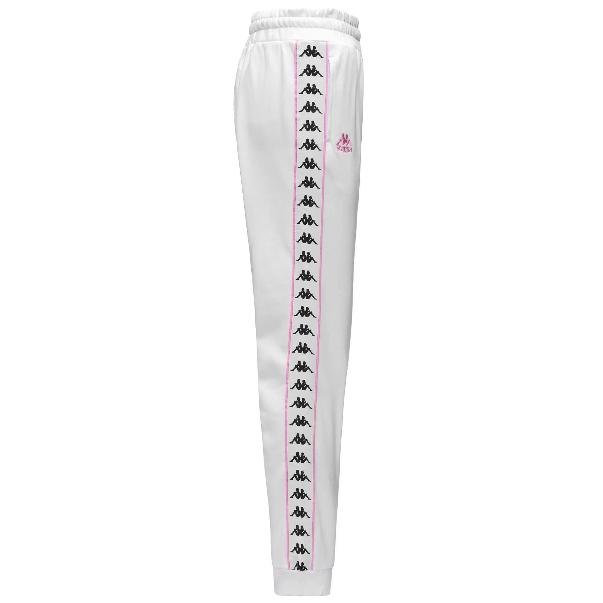 Pantalon de survêtement pour femme blanc pour streetwear sportif 2/3