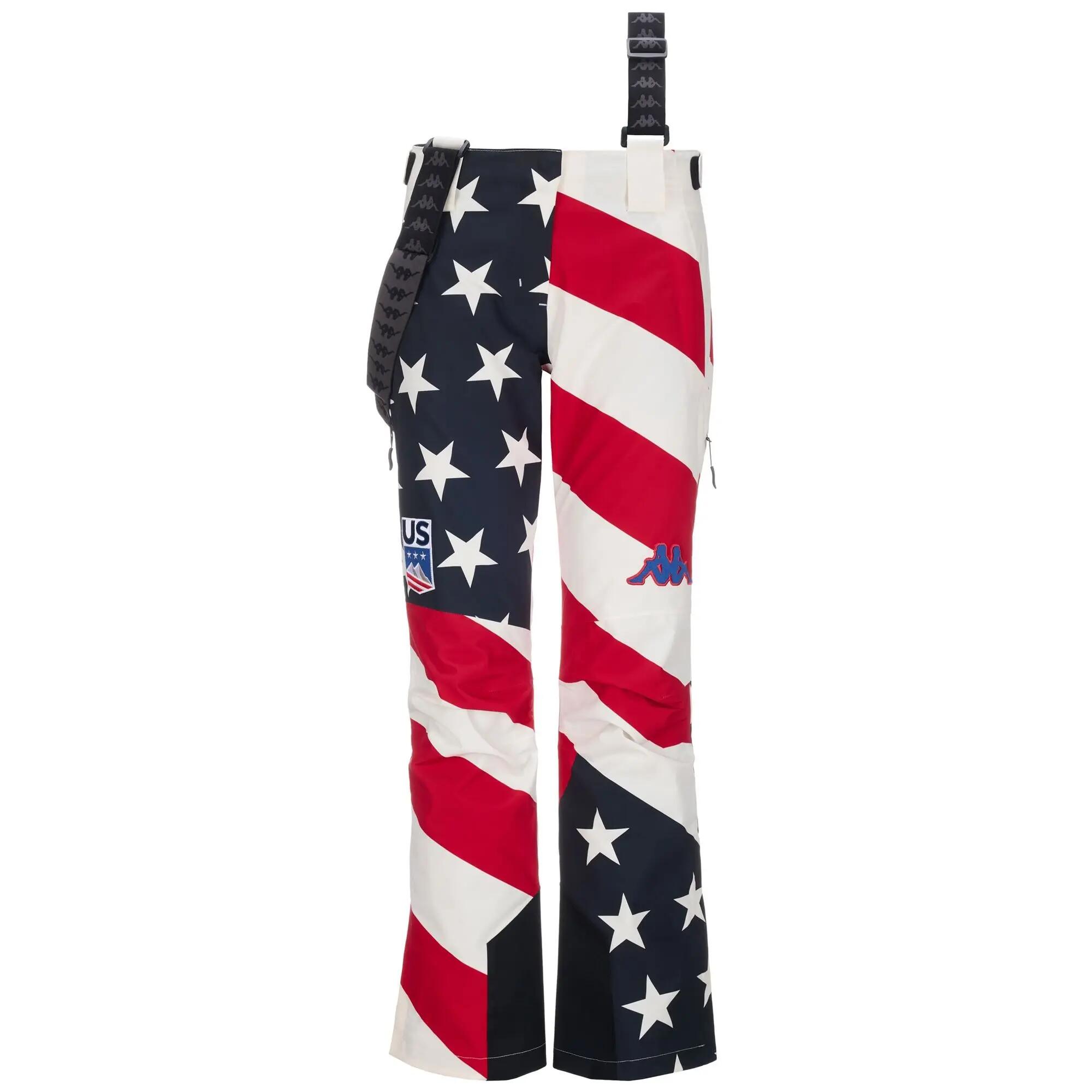 Pantalon de survêtement pour femme bleu pour ski 2/5