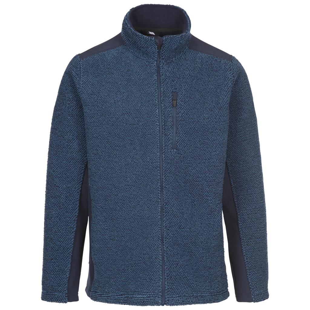 Mens Fleece Jacket with Full Zip Female Walking Casual Faratino