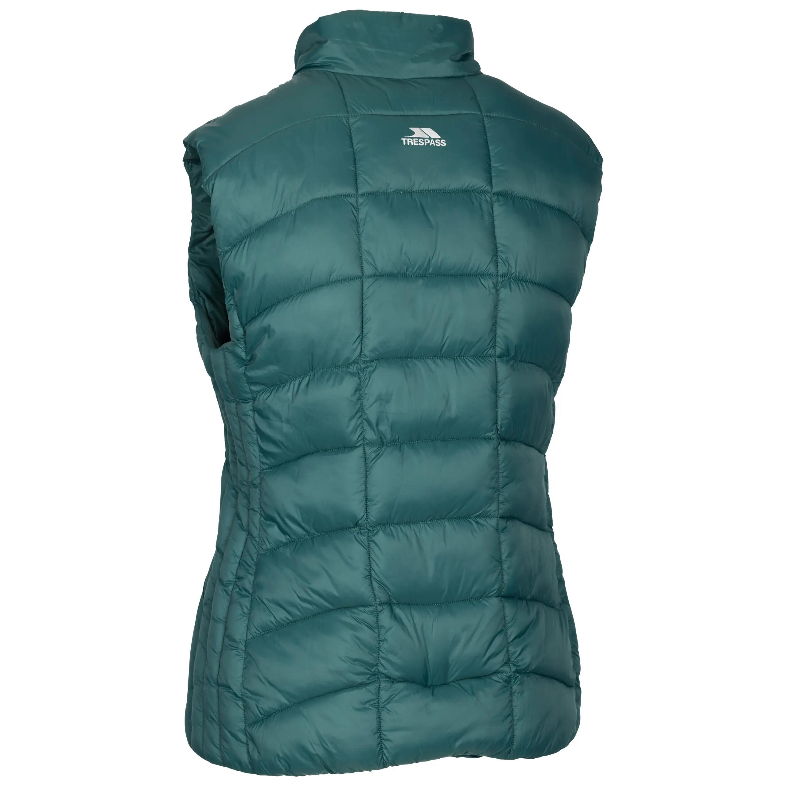 Womens Padded 2 Zip Pockets Water-Resistant Gilet - Ogbere 2/2