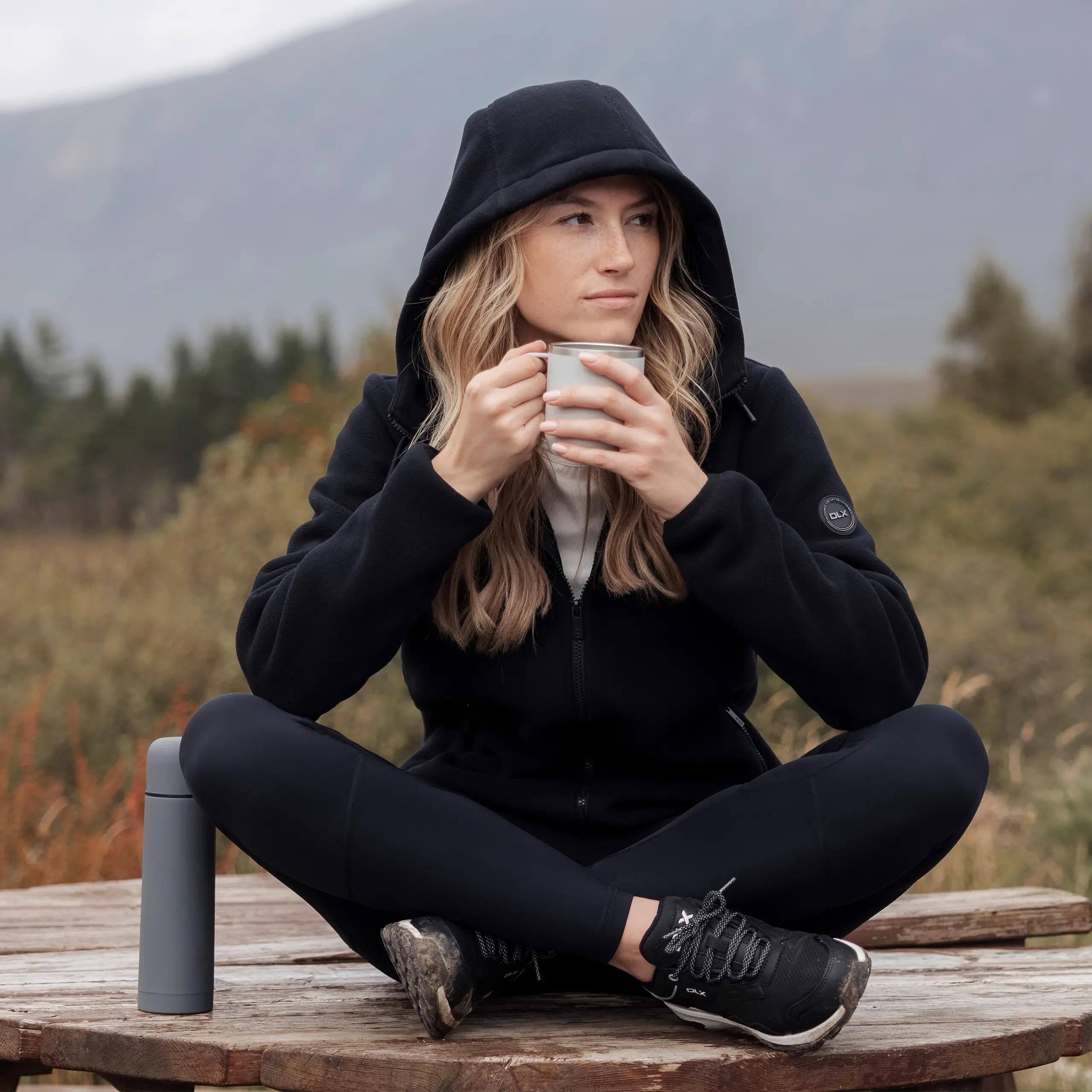 Female Hooded Fleece Jacket Outdoor Heavyweight Warm Soft Comfortable - Leila 3/3