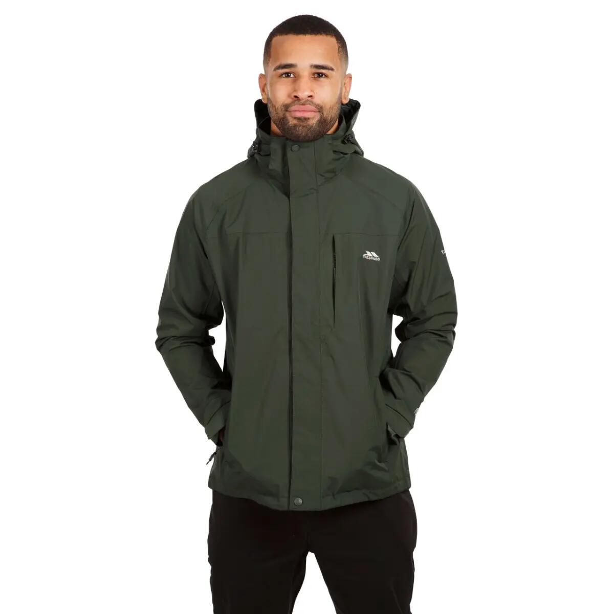 Mens Waterproof Jacket with Hood Taped Seams XXS -XXXL Edwards II 3/5
