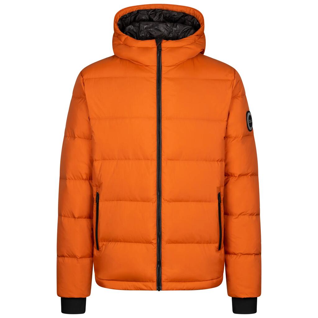 Mens Adjustable Grown-On Hood 2 Zipped Lower Pockets Jacket - Sergei