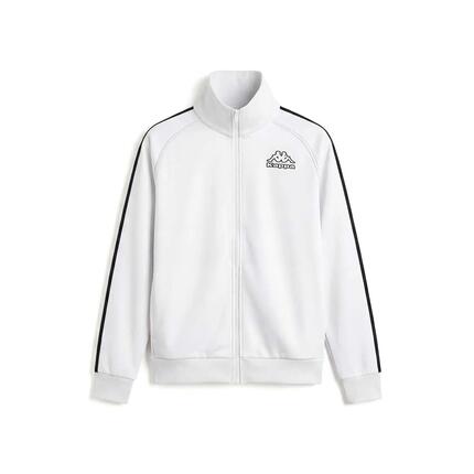 Sweat-shirt zippé pour homme blanc pour sportif/sportive