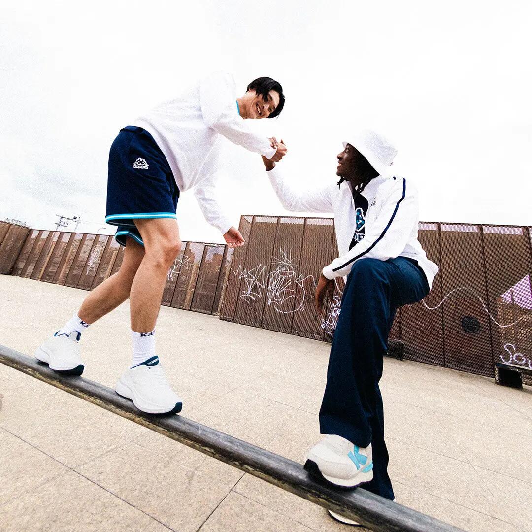 Felpa con zip da uomo in cotone bianco da sportivo/a 5/7