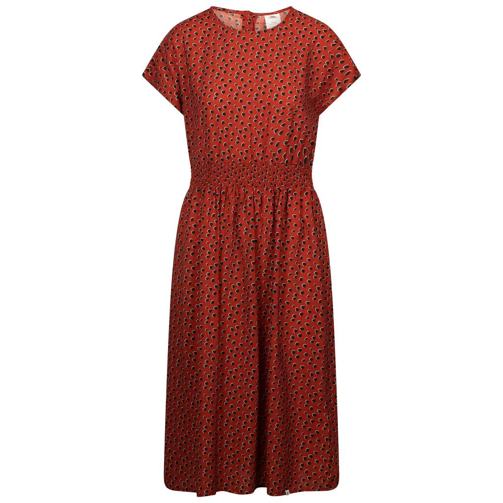 Womens All Over Print Casual Dress Midi Length - Susanne