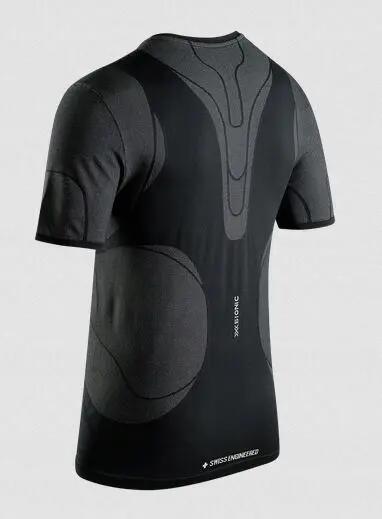 Koszulka męska X-Bionic Xceed Run Perform Shirt X Black/X White B124 2/2