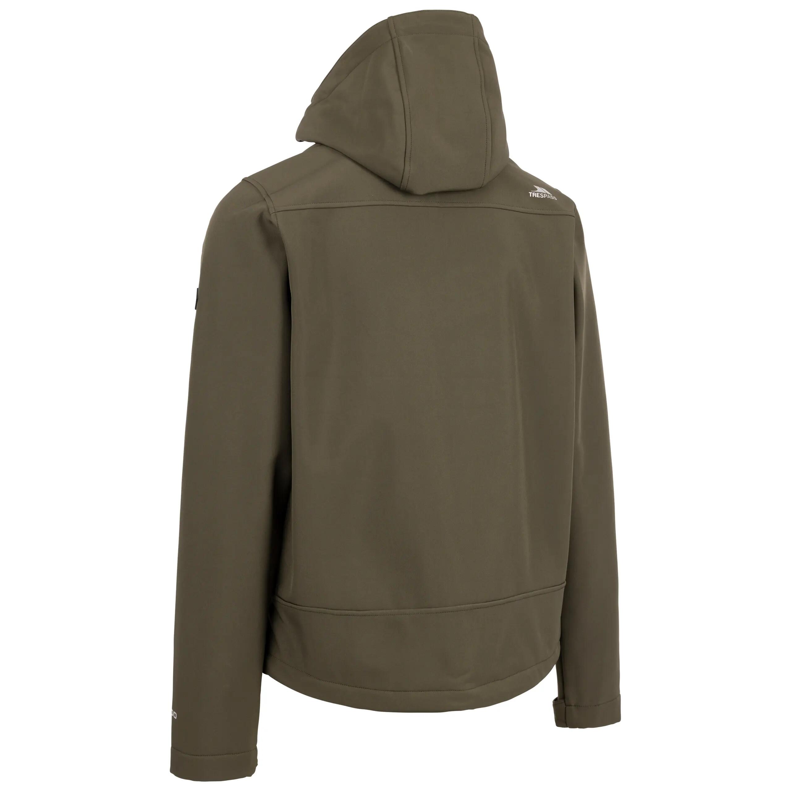 Men's Adjustable Zip Off Hood Waterproof Softshell Jacket - Alwero 2/2
