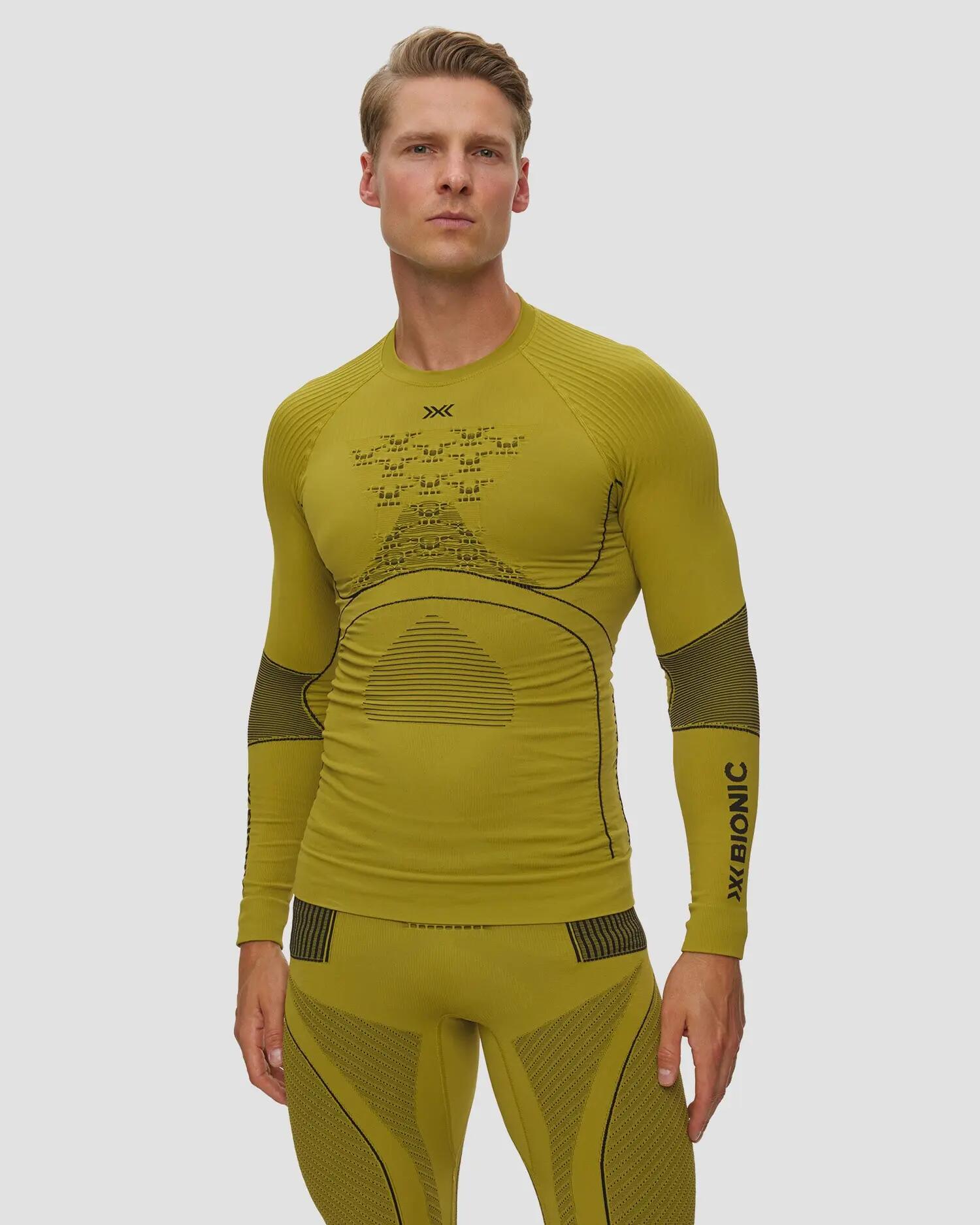 Koszulka męska X-Bionic Energy Accumulator 4.0 Shirt Lg Sl Moss Green E051 2/5