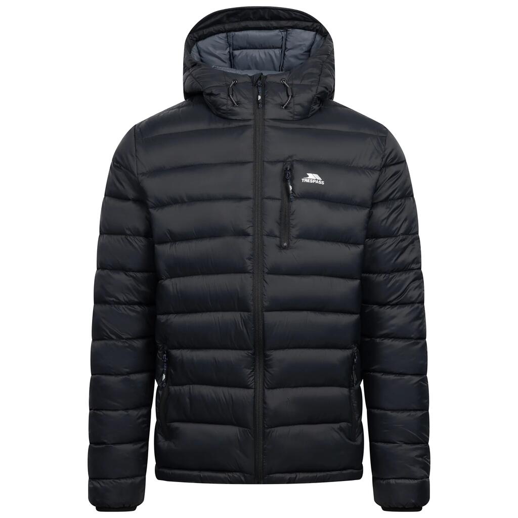 Mens Padded Casual Jacket Hooded Puffer Warm Coat with Pockets Mikail