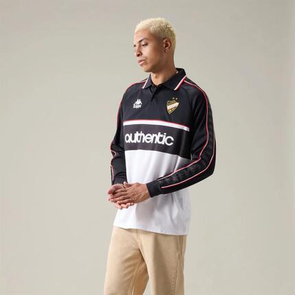 Polo pour homme noir pour streetwear sportif