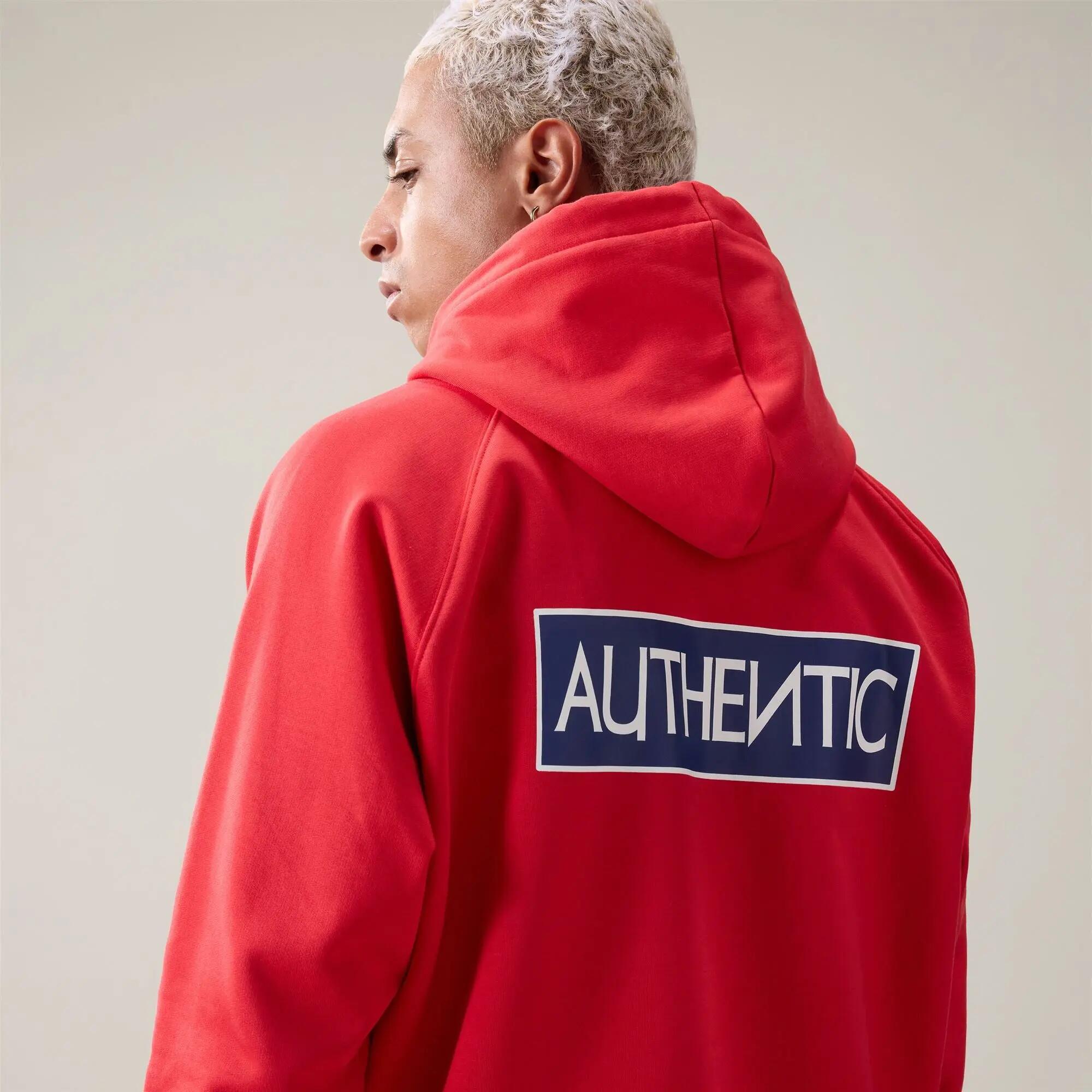 Sweat-shirt à capuche pour homme rouge pour streetwear sportif 5/6