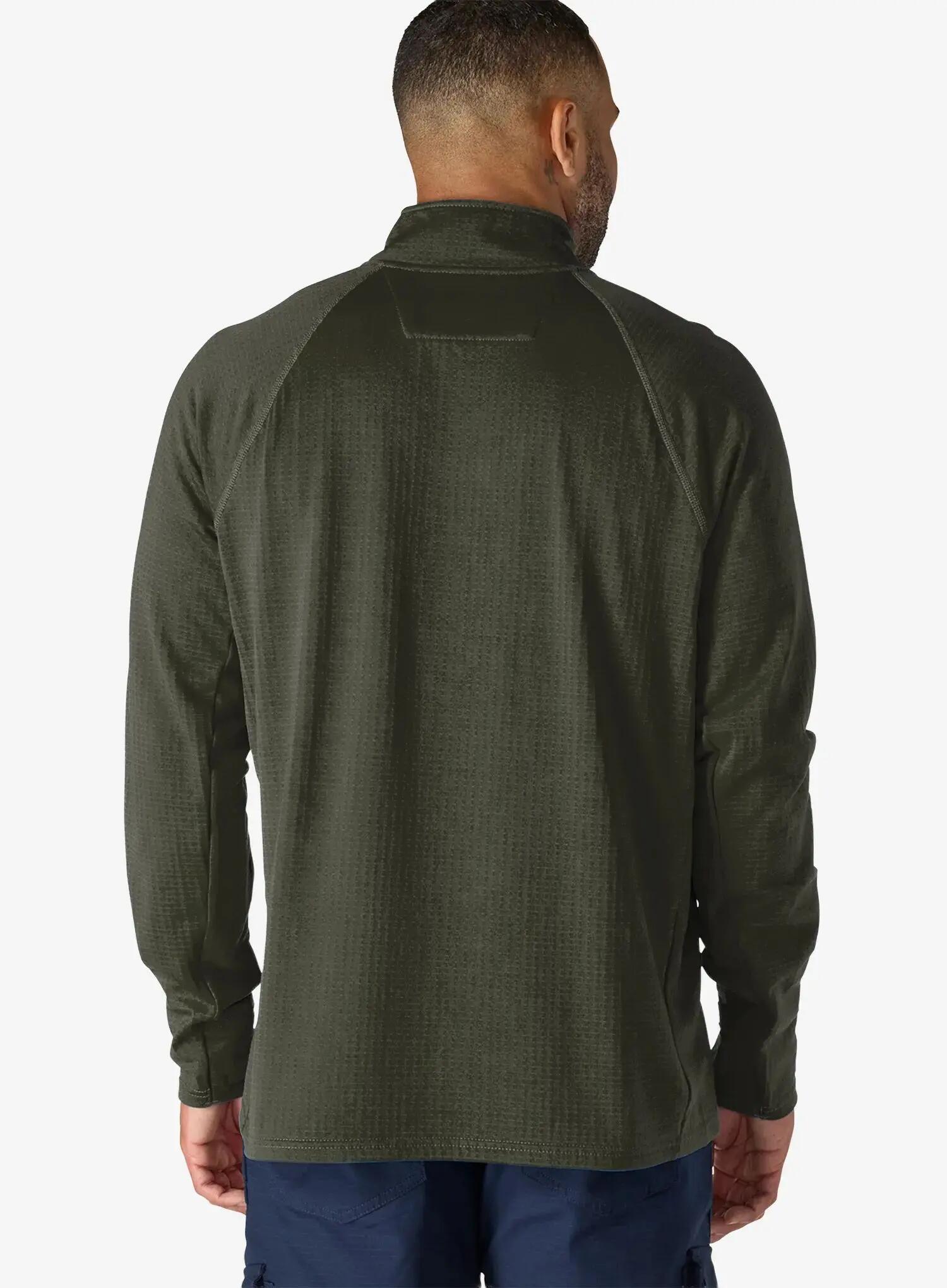 Bluza bez kaptura Carhartt Force Ironwood Relaxed 1/2 Zip Mock Neck 3/6