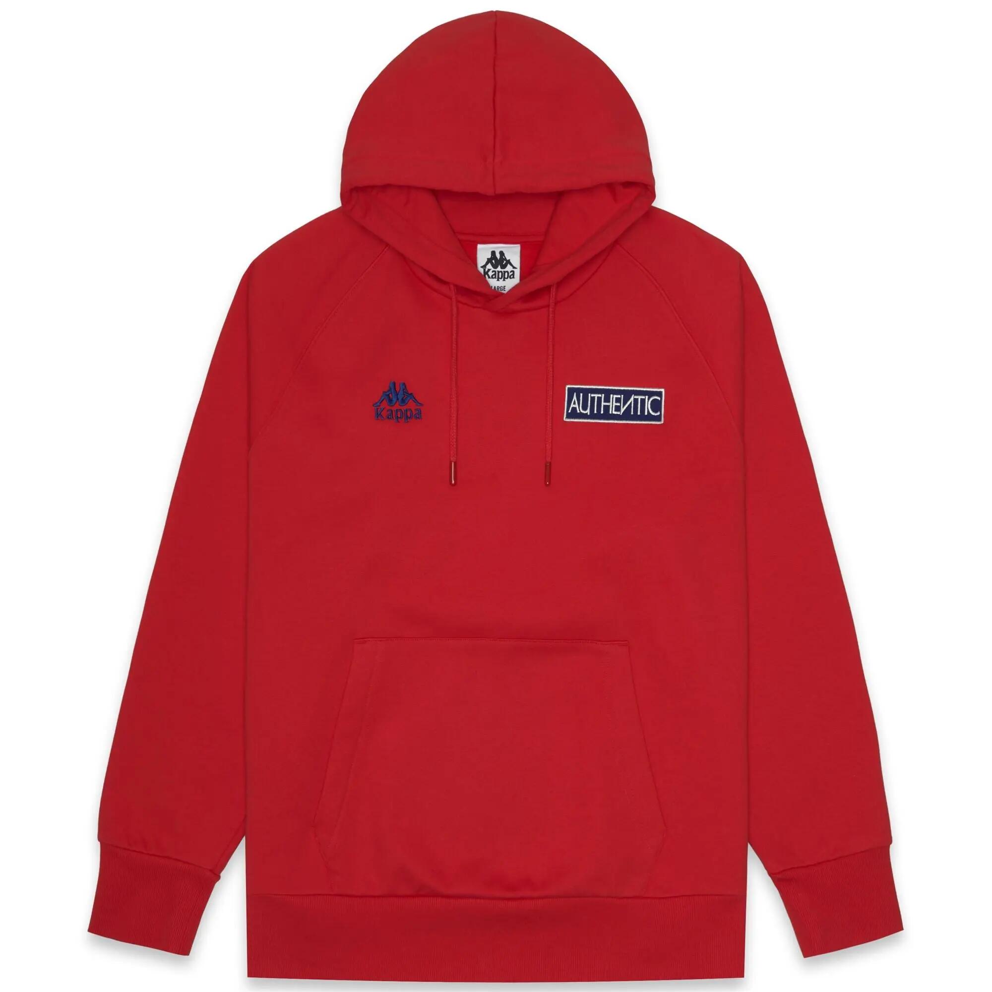 Sweat-shirt à capuche pour homme rouge pour streetwear sportif 2/6