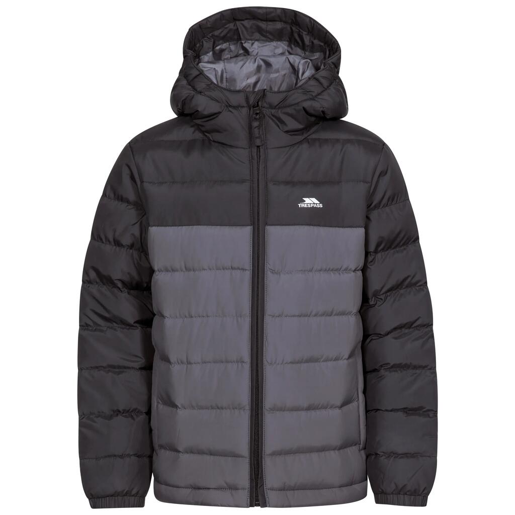 Kids Jacket Contrast Zip, 2 Pockets, Quilted - Oskar B
