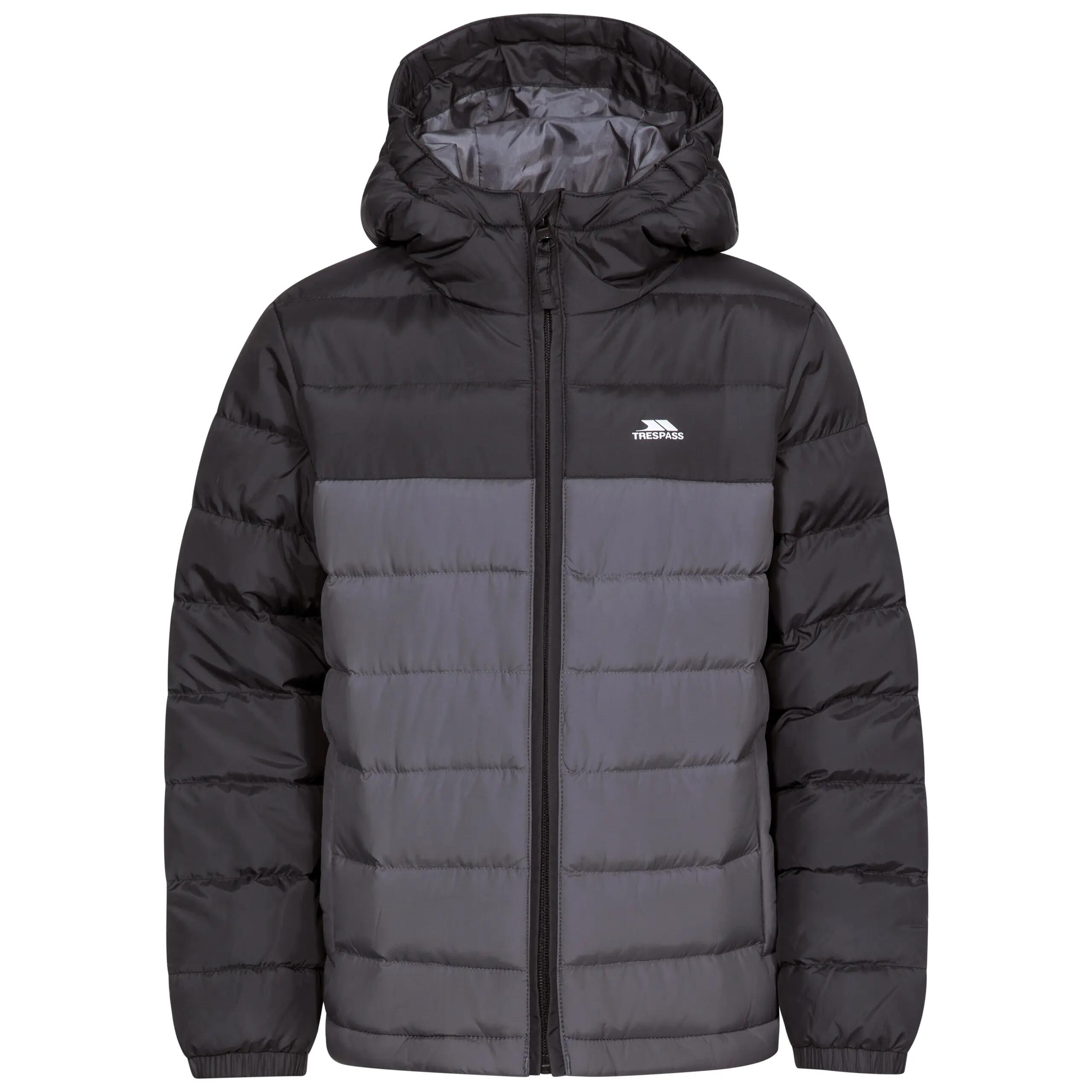 Kids Jacket Contrast Zip, 2 Pockets, Quilted - Oskar B 1/2