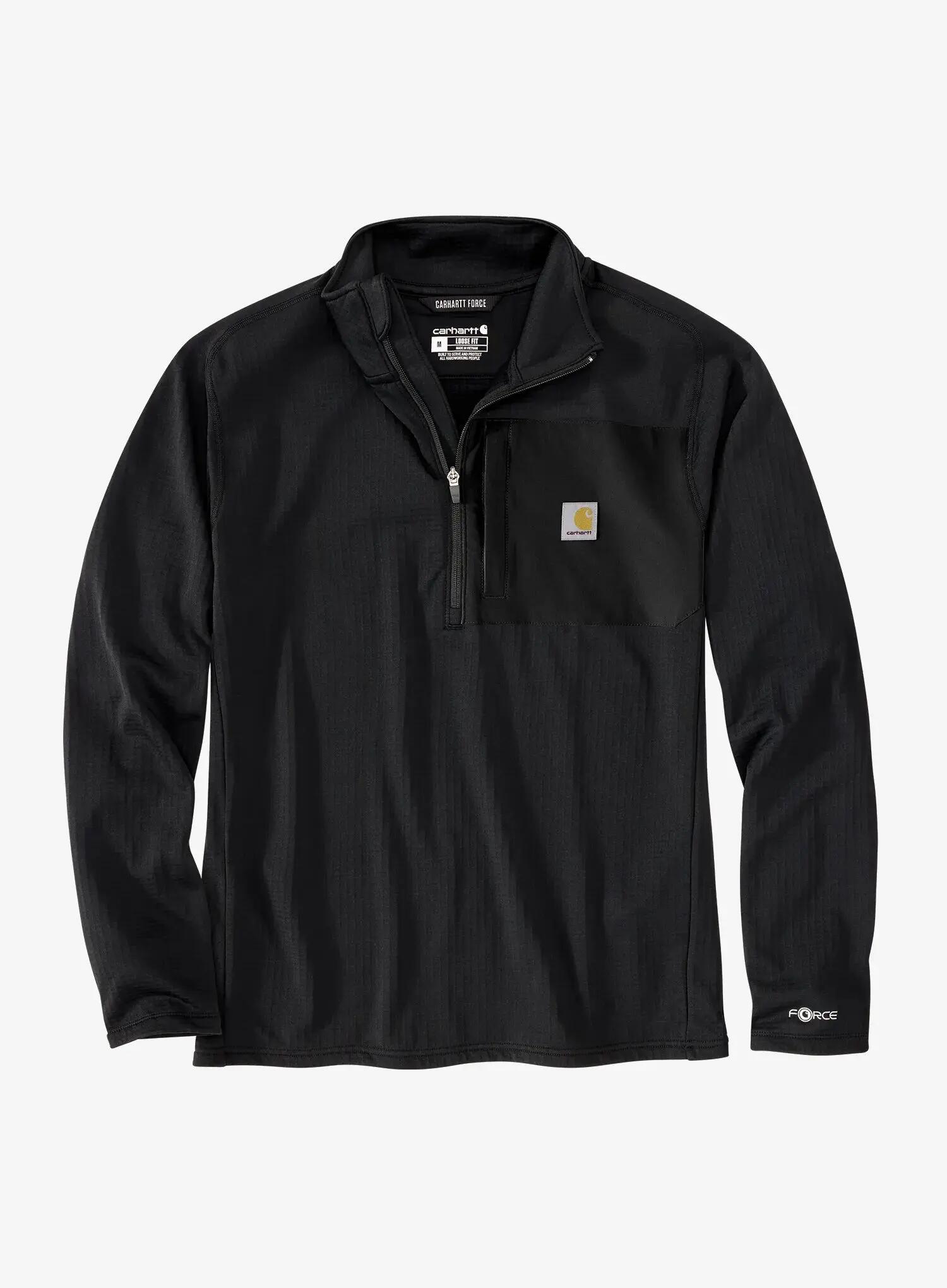 Bluza z zamkiem 1/2 Carhartt Force Ironwood Relaxed 1/2 Zip Mock Neck 3/3