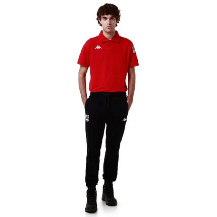 Polo pour homme / femme rouge pour ski