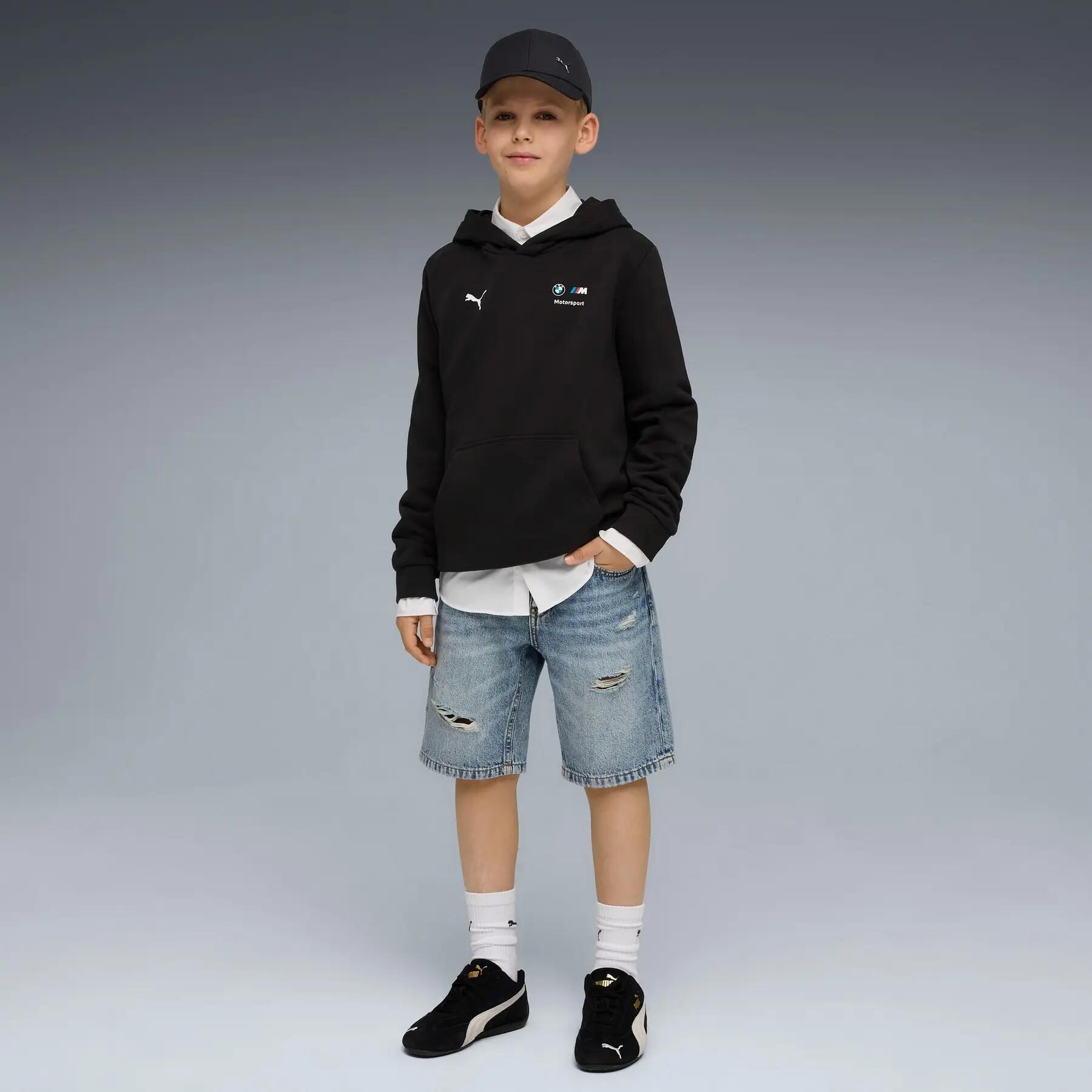 Puma sportieve sweater met capuchon voor kinderen 5/5
